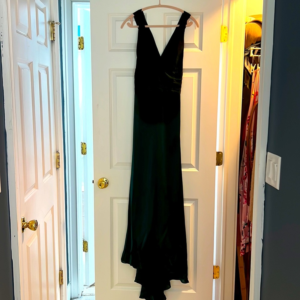 Green formal dress